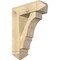 Ekena Millwork Balboa Arts and Crafts Rough Sawn Bracket w/ Offset Brace, Douglas Fir, 8"W x 24"D x 32"H BKT0806X24X32BOA03RDF - alternate 1